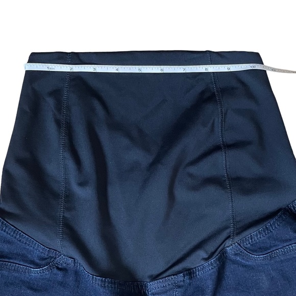 Isabel Maternity Jegging by Ingrid & Isabel Size 2/26 Black Panel Dark Blue Pant - Picture 6 of 10